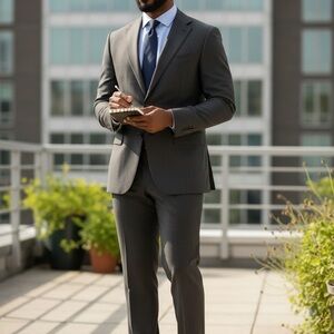 Ralph Lauren Charcoal Gray Suit - Mr. Professional